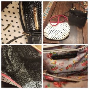 betsy johnson 2 Crossbody Purse Bundle LOT